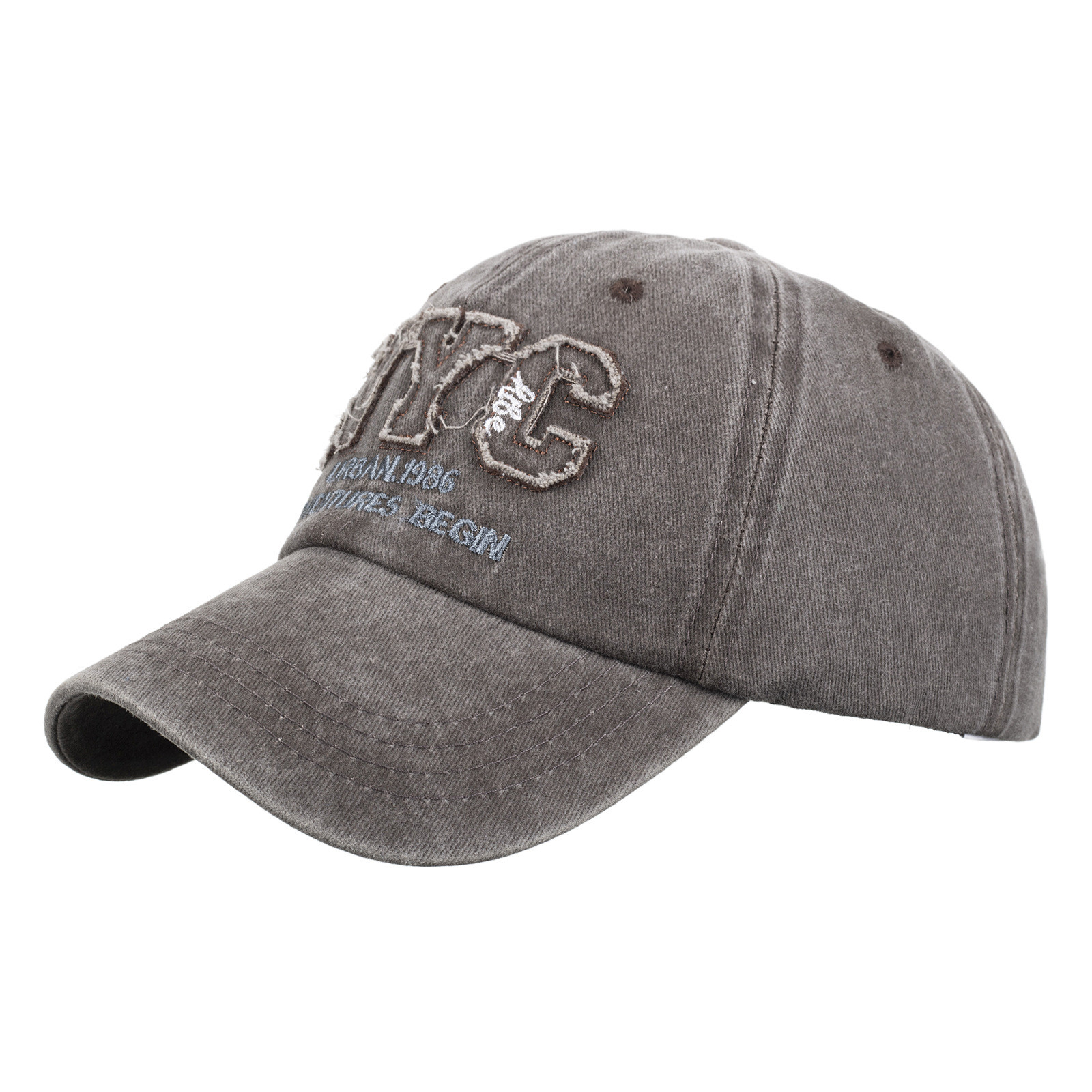 Gorra de béisbol bordada para hombre - Ajuste clásico - Ajustable - Gorra para pareja - Poliéster